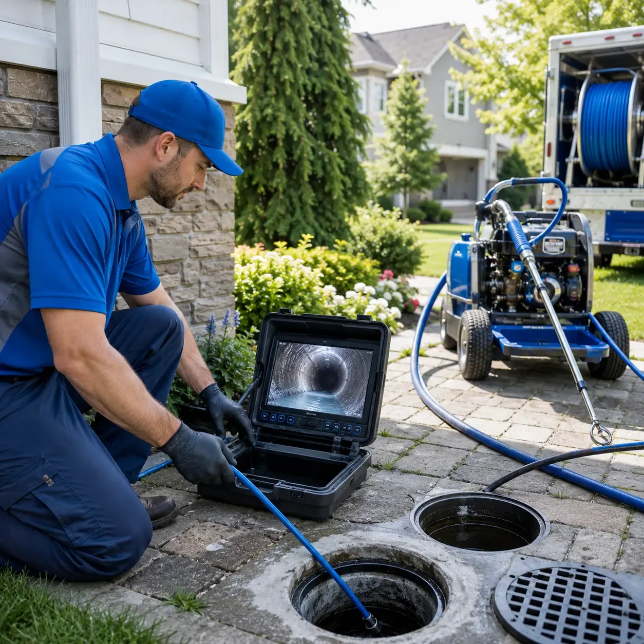 Outdoor drain cleaning professionals serving Greenway, AR